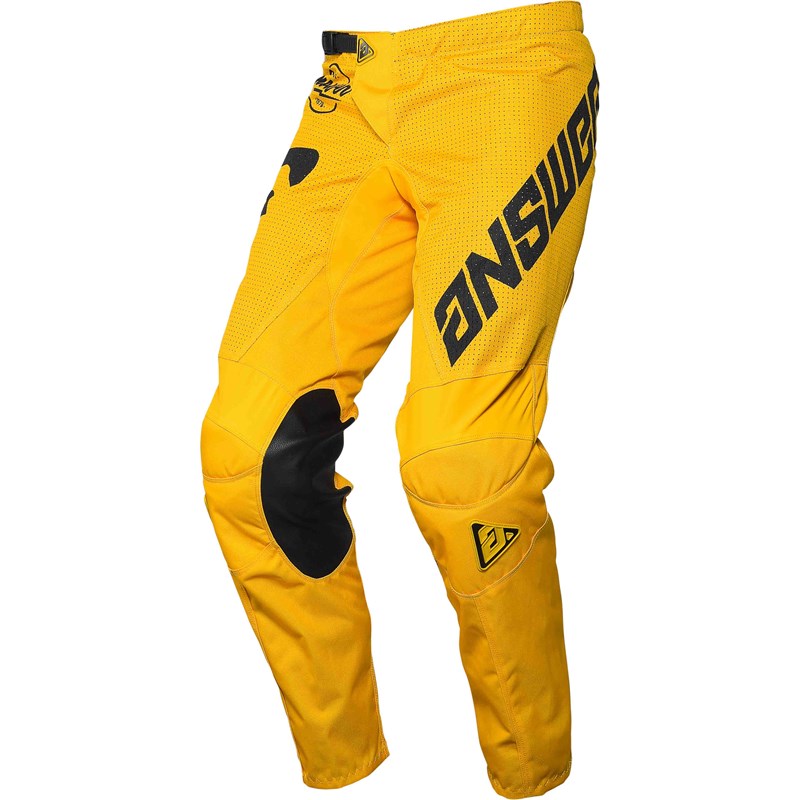 Pantalon Moto Mx Answer Arkon Amarillo/Negro