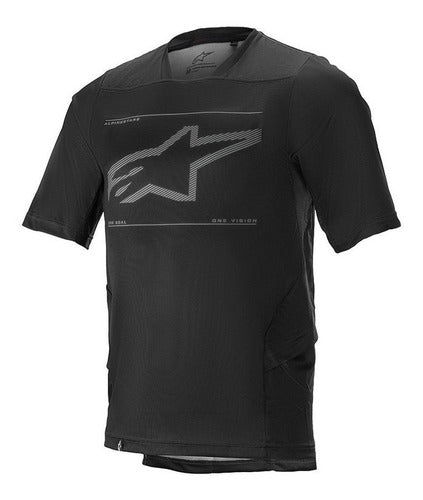 Jersey Ciclismo Alpinestars Drop 6.0 Manga Corta Negro - L