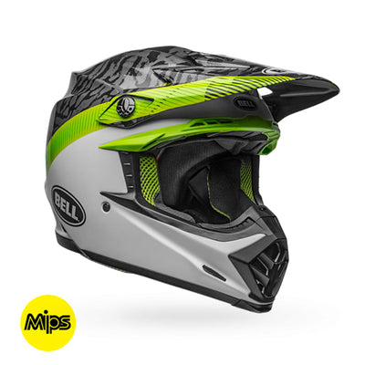 Casco Moto Mx Bell Moto-9 Mips Negro/Verde