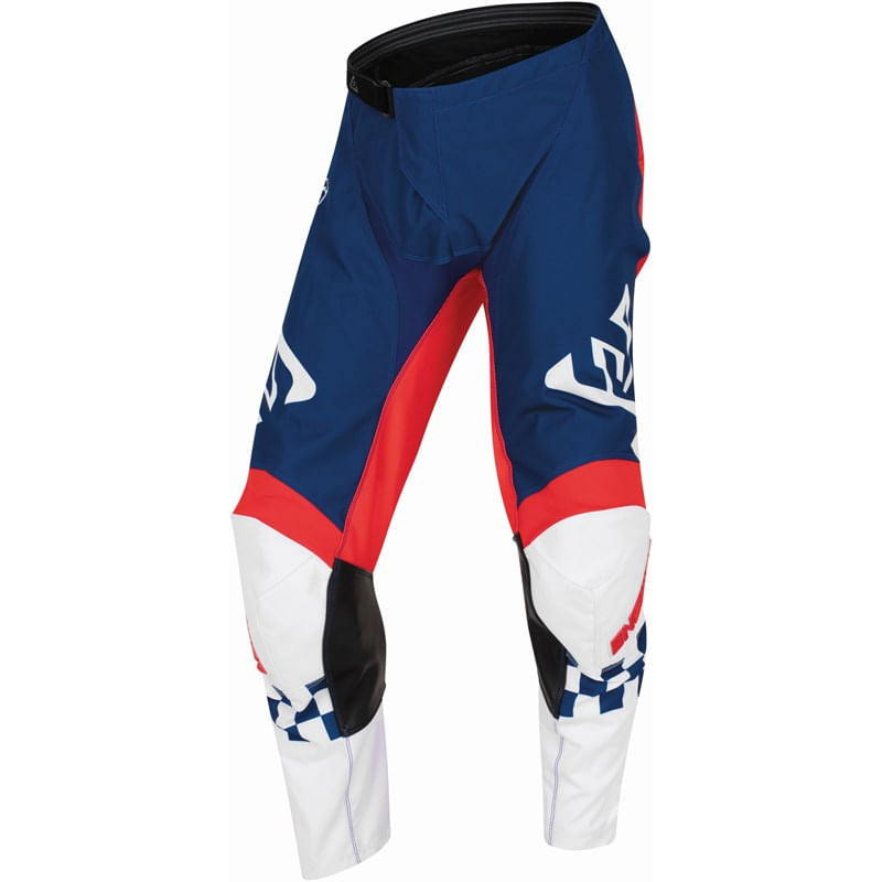 Pantalon Moto Mx Answer Syncron Azul/Blanco