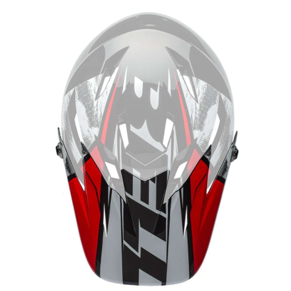 Visera Ciclismo Bell Sanction Blanco/Negro/Rojo