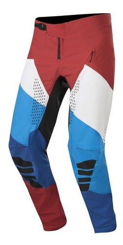 Pantalon Ciclismo Alpinestars Techstar Rojo/Blanco - 30