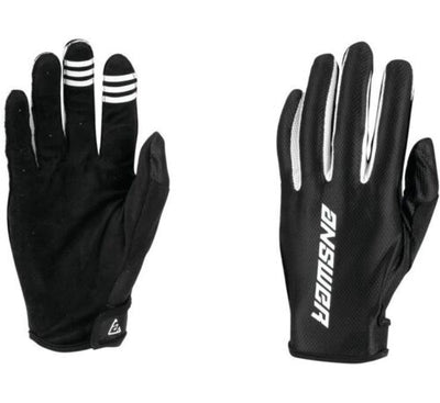 Guantes Moto MX Niño Answer Ascent Negro/ Blanco