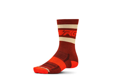 Calcetines Bike RC Fifty/Fifty Lana Merino Rojo