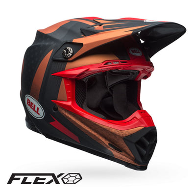 Casco Moto Mx Bell Moto-9 Flex Negro