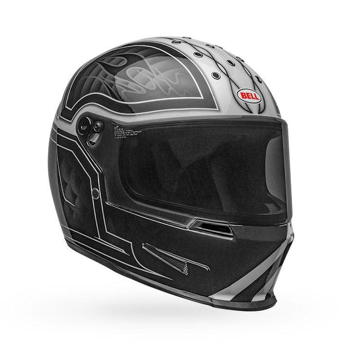 Casco Moto Calle Bell Eliminator Negro/Blanco