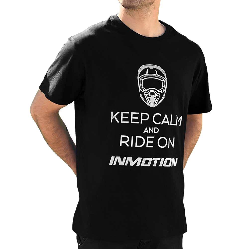 Polera  Inmotion Keep Calm And Ride On Negro