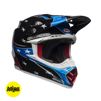 Casco Moto Mx Bell Moto-9 Mips Negro/Verde