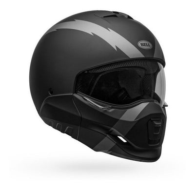 Casco Moto Calle Bell Broozer Negro/Gris