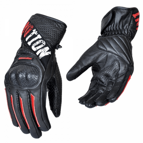 Guantes Moto Calle Inmotion Summer Negro/Rojo