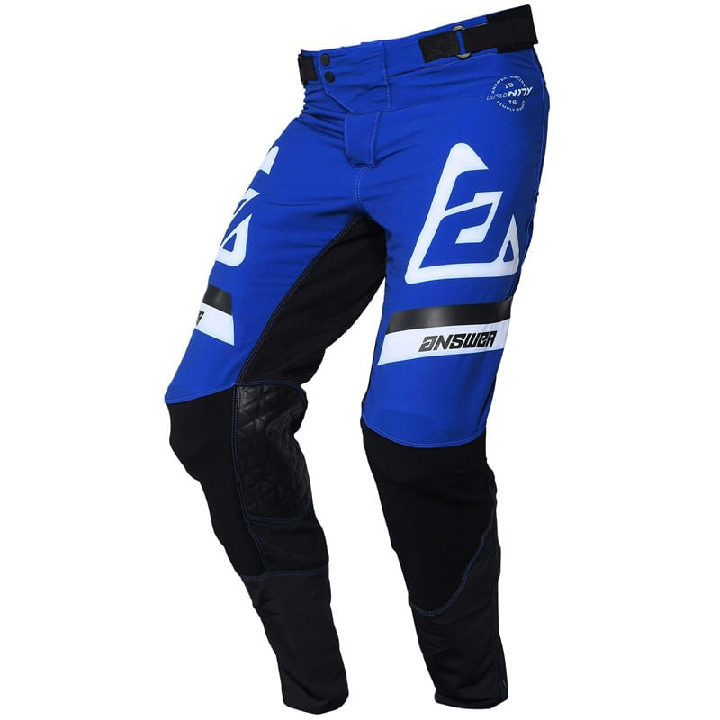 Pantalon Moto Mx Answer Trinity Negro/Blanco