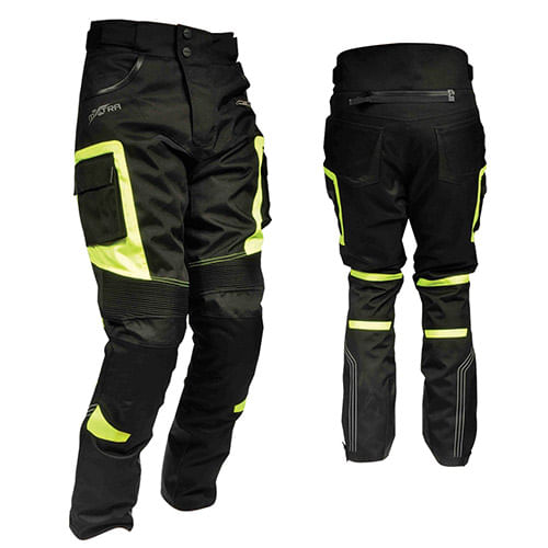 Pantalon Moto Calle Inmotion Tex. Range Negro/Fluor