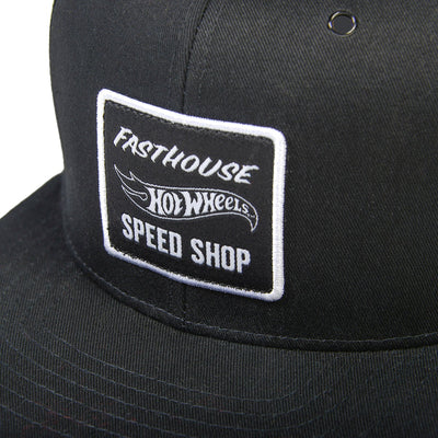 Gorro Fasthouse Staging Hot Wheels Negro/Blanco