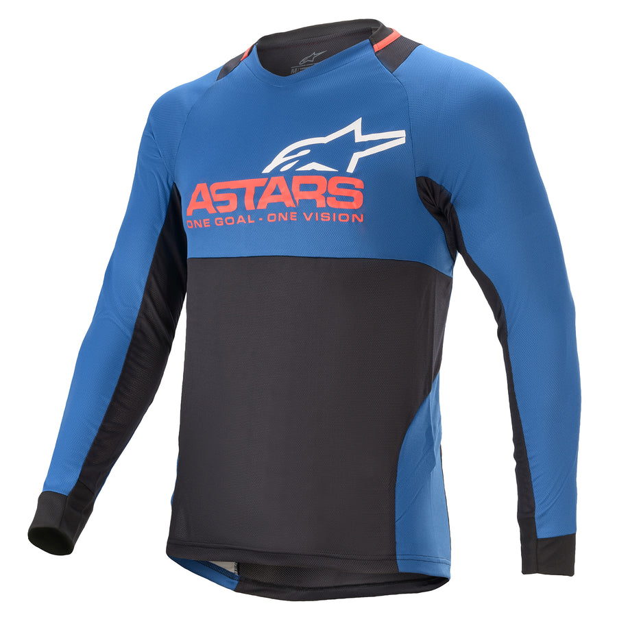 Jersey Bike Astars Drop 8.0 Manga Larga Az/Rojo