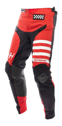 Pantalon Moto Mx Fasthouse Elrod Negro - 30