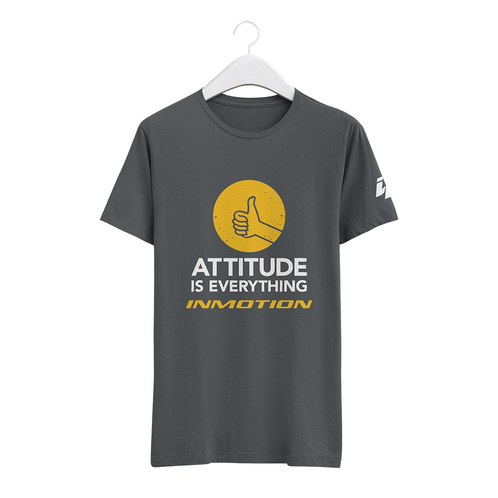 Polera  Inmotion Attitude Is Everything Gris