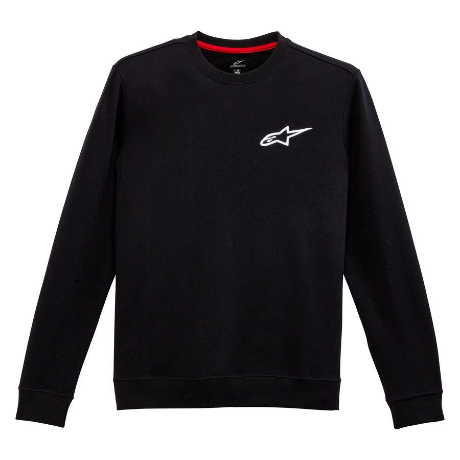 Poleron Alpinestars  Ageless Chest Crew Negro