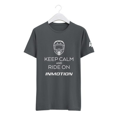 Polera  Inmotion Keep Calm And Ride On Negro