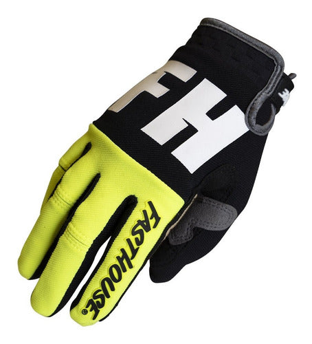 Guantes Moto Mx Fasthouse Speed Style Gris/Negro - L