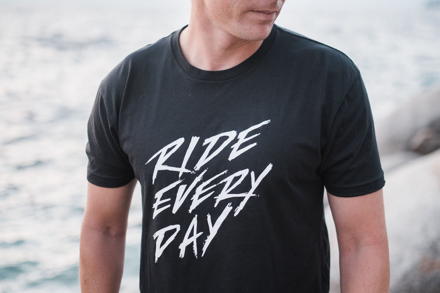 Polera Ride Concepts Ride Every Day Negro/Blanco