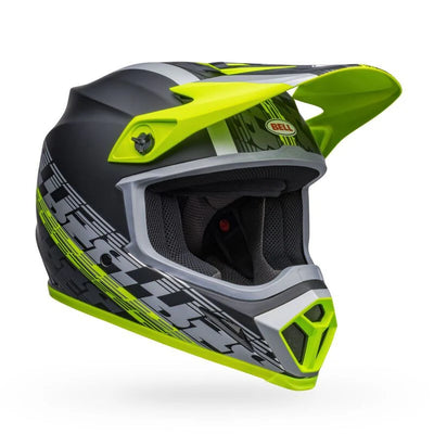 Casco Moto Mx Bell Mx-9 Mips Negro/Amarillo/Fluor