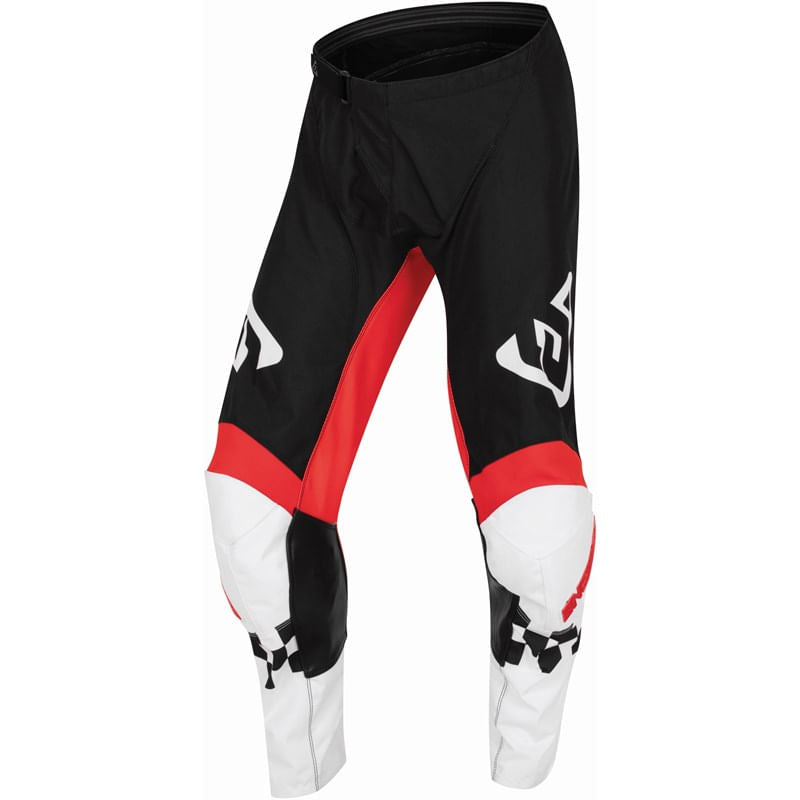 Pantalon Moto Mx Answer Syncron Negro/Rojo