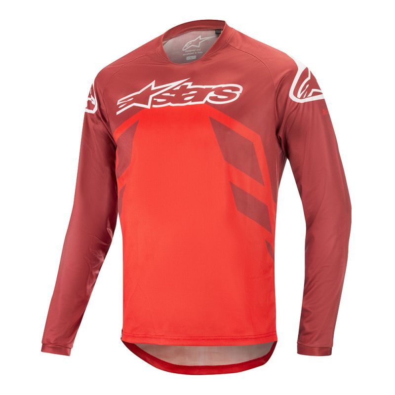 Jersey Ciclismo Astars Racer Manga Larga Rojo/Bl