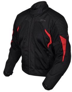 Chaqueta Inmotion Poliester Maxtex Negro/Rojo