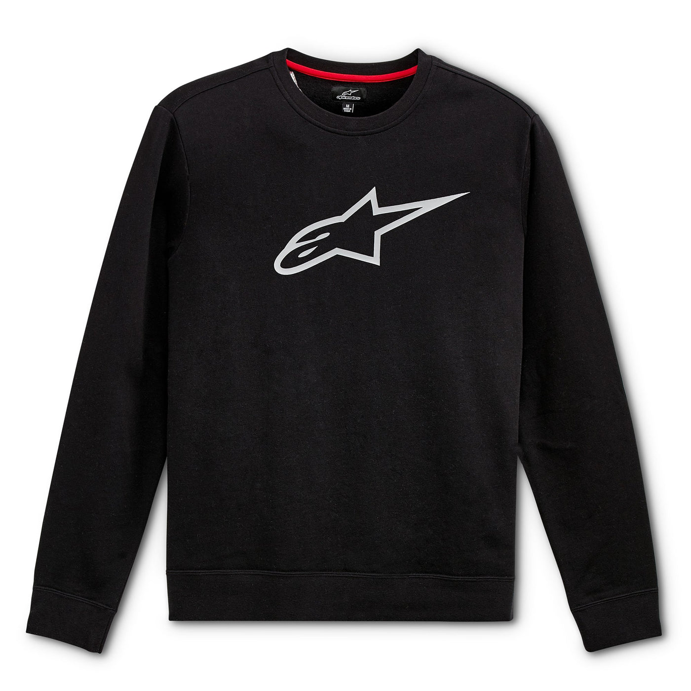 Poleron  Alpinestars Ageless Crew Negro/Gris