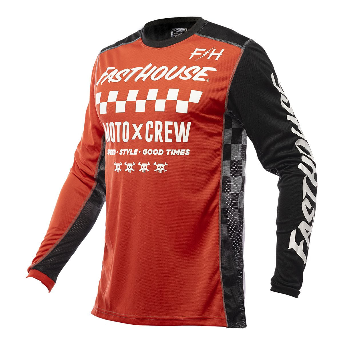 Jersey Moto Mx Fasthouse Grindhouse Alp Rojo/Negro