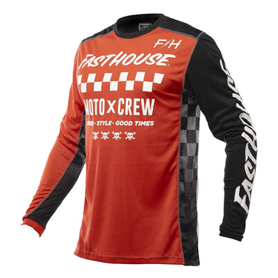 Jersey Moto Mx Fasthouse Grindhouse Alp Rojo/Negro