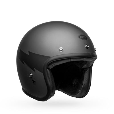 Casco Moto Calle Bell Custom 500 Gris/Negro