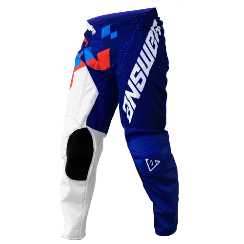 Pantalon Moto Mx Answer Arkon Azul/Rojo