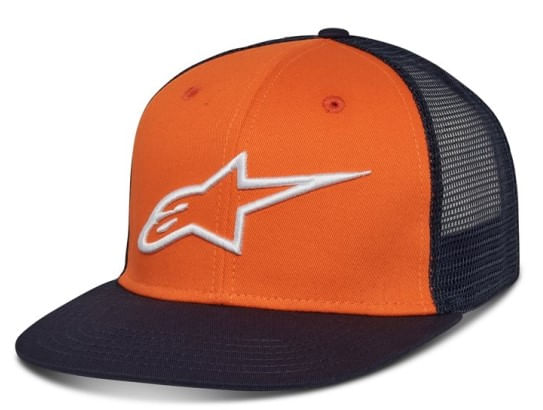 Gorro  Alpinestars Corp Trucker Naranja/Azul