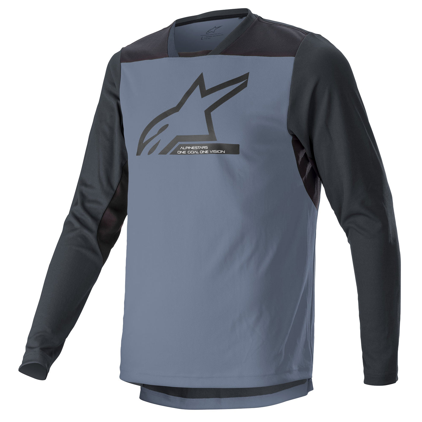 Jersey Bike Astars Drop 6.0 M.Larga Gris/Neg