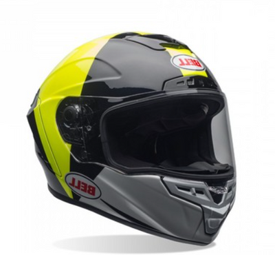 Casco Moto Calle Bell Star Negro/Amarillo