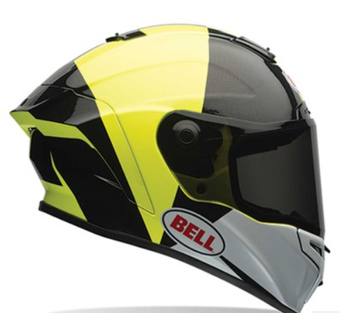 Casco Moto Calle Bell Star Negro/Amarillo