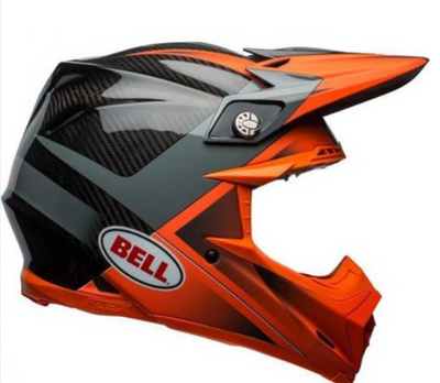 Casco Moto Mx Bell Moto-9 Naranja