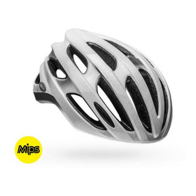 Casco Bell Formula Mips Mat Wht/slv/blk