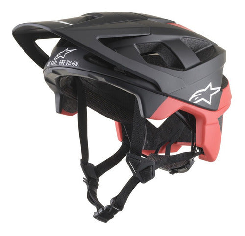 Casco Ciclismo Alpinestars Vector Pro Negro/Rojo