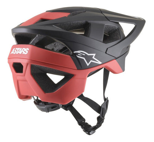 Casco Ciclismo Alpinestars Vector Pro Negro/Rojo