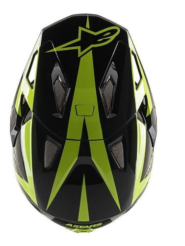 Casco Ciclismo Astars Missile Tech Negro/Amarillo