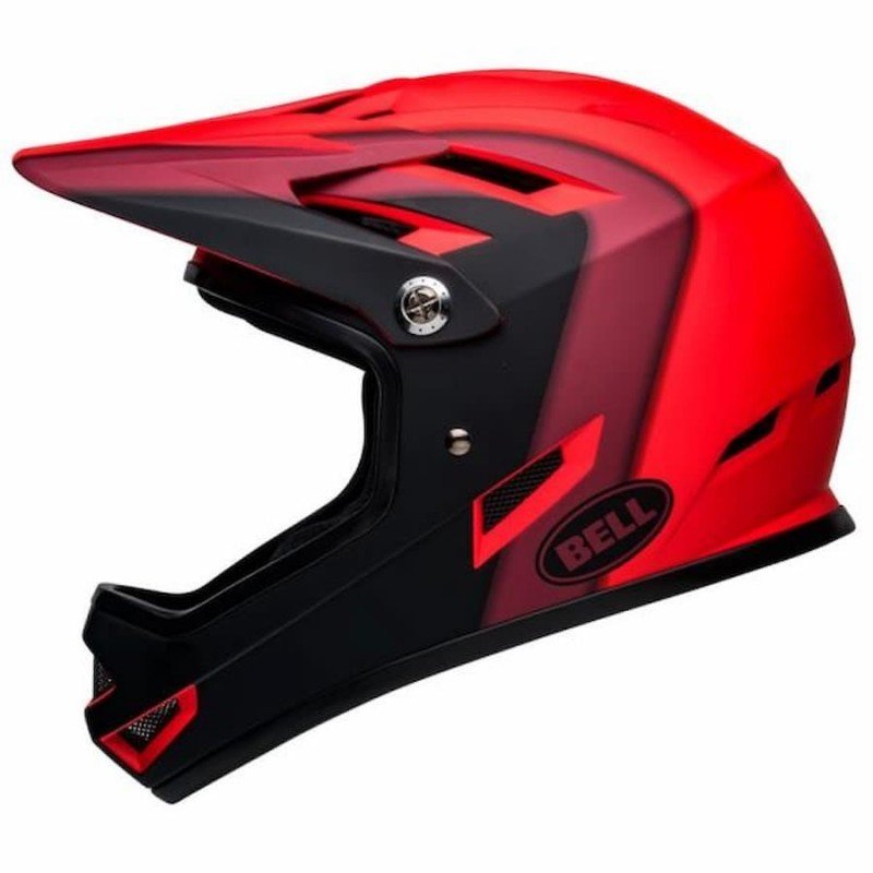 Casco Ciclismo Bell Sanction Rojo-Negro