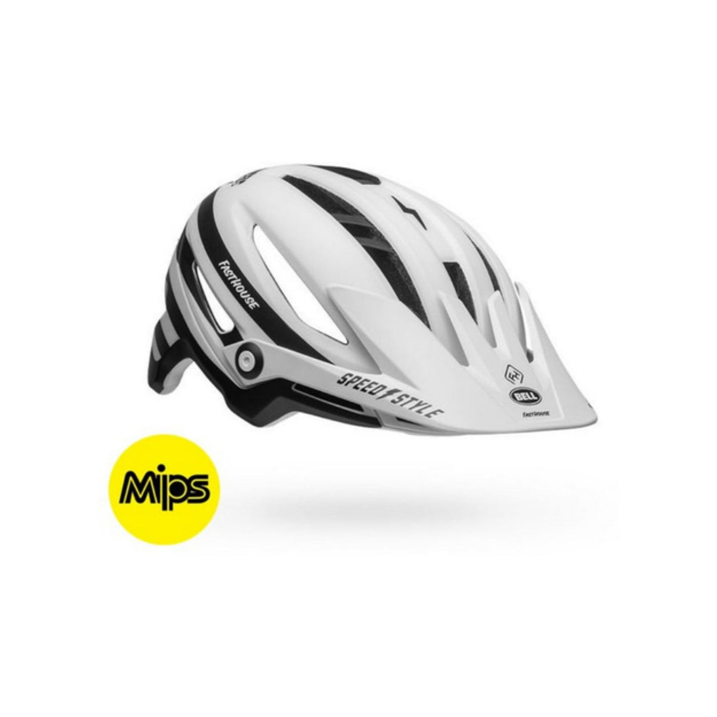 Casco Ciclismo Bell Sixer Mips Blanco/Negro