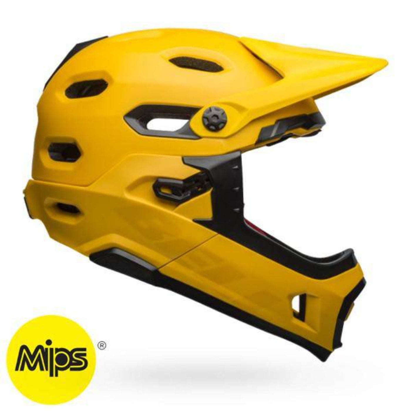 Casco Ciclismo Bell Super DH MIPS Amarillo/Negro