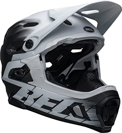 Casco Ciclismo Bell Super DH MIPS Negro-Blanco