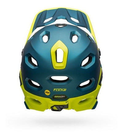 Casco Ciclismo Bell Super DH MIPS Turquesa/Amarillo