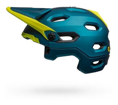 Casco Ciclismo Bell Super DH MIPS Turquesa/Amarillo