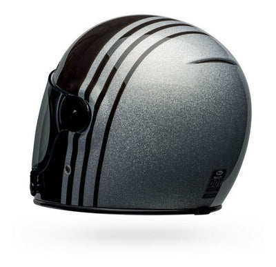 Casco Moto Calle Bell Bullitt Negro/Plateado