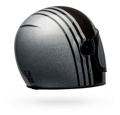 Casco Moto Calle Bell Bullitt Negro/Plateado